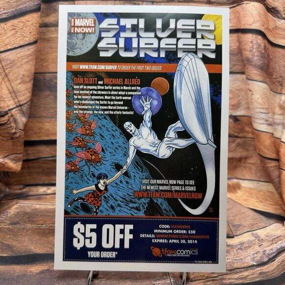 Buffy The Vampire Slayer & Angel Faith / Marvel Silver Surfer Comic Ad Flyer - Picture 2 of 2